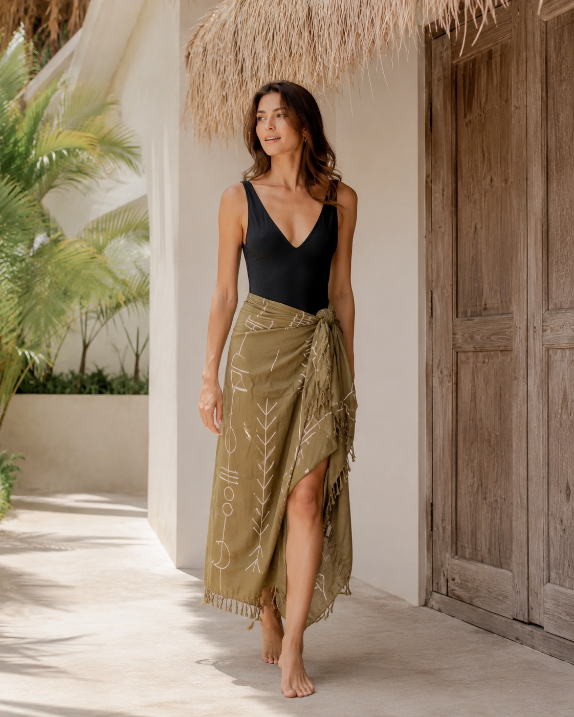 Abstract Tapestry Sarong