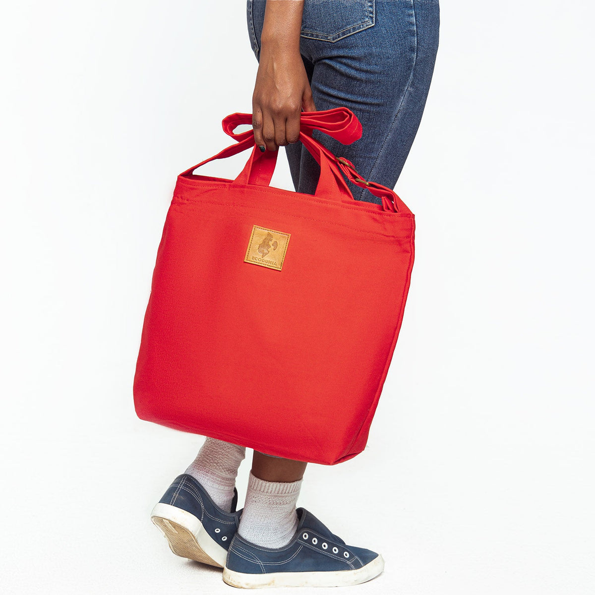 Zippered Canvas Tote Bag | Amani