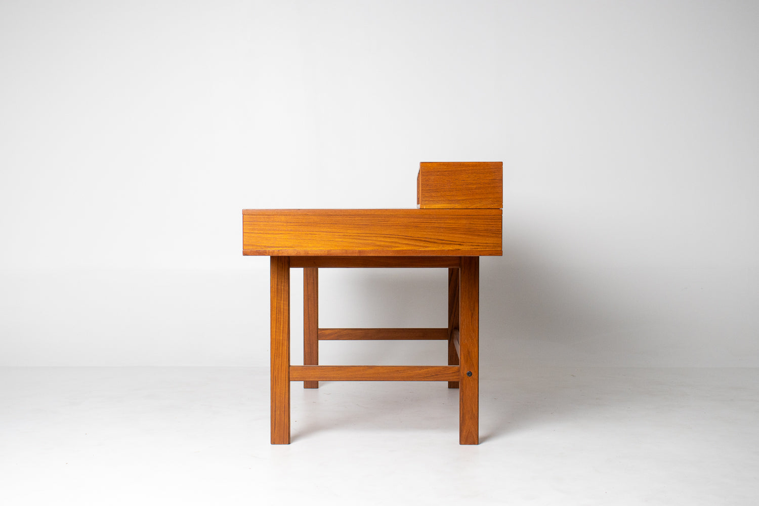 Peter Lovig Mid Century Danish Teak Flip Top Desk