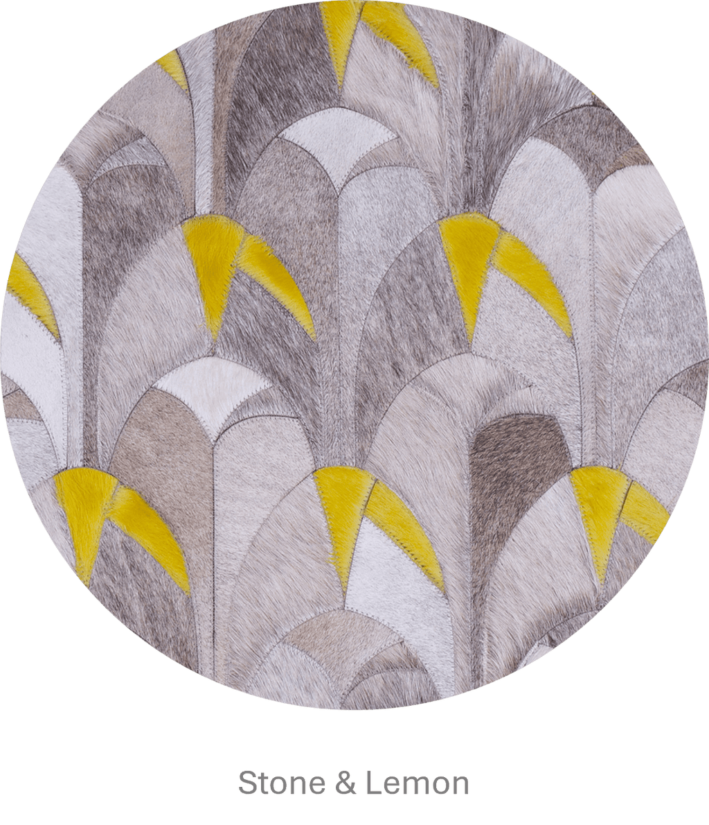 ART DECO - Cowhide Rug for Interior Designers