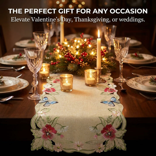 Beige Table Runner – Sandy Dune, 14x108 Inch