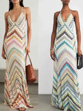 Backless Spaghetti Strap Maxi Dress