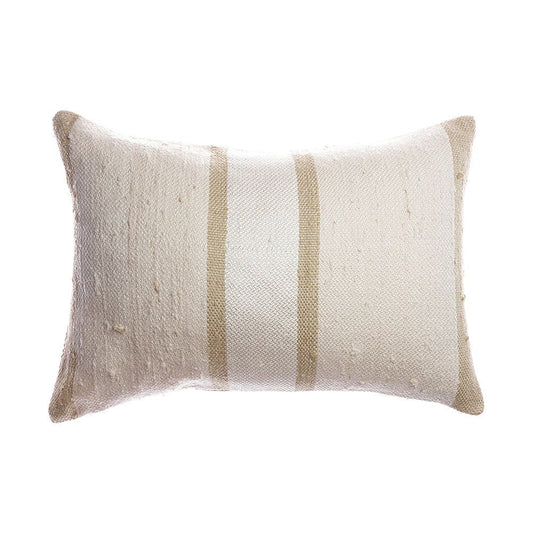 Natural Striped Linen Pillow