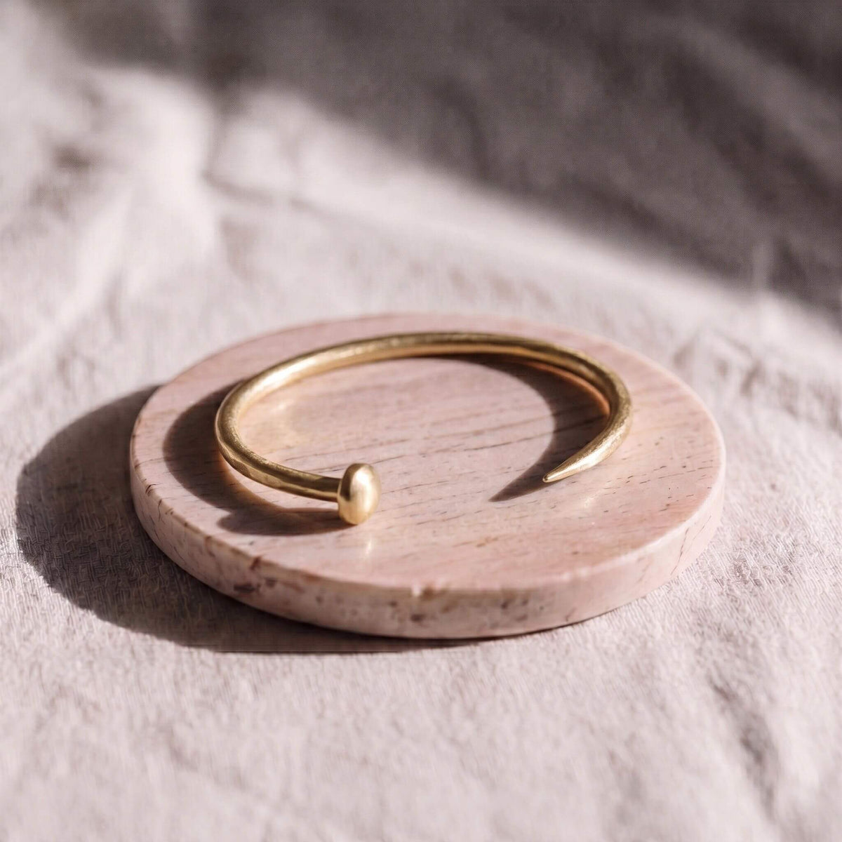 Bent Nail Brass Cuff Bracelet | Doa