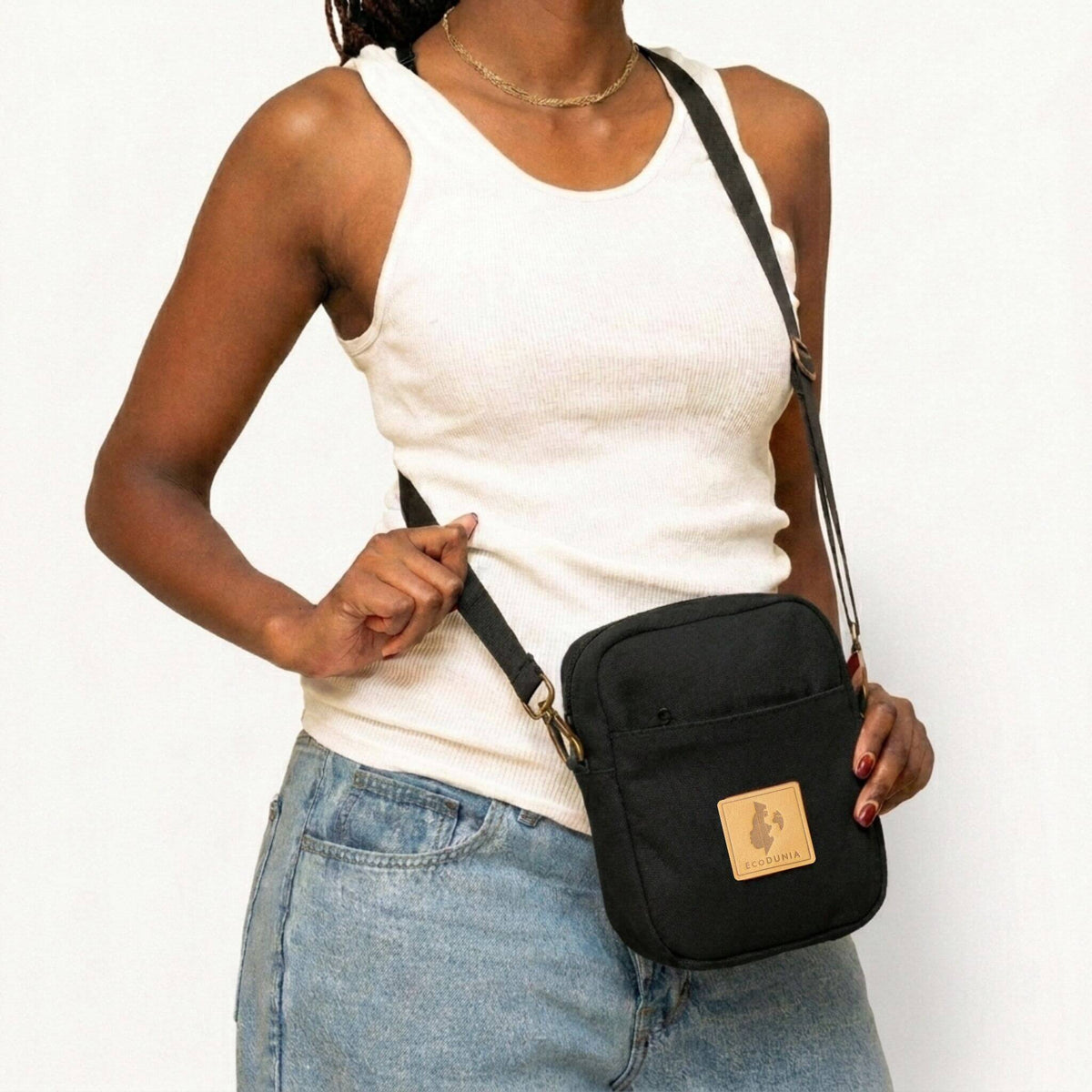Canvas Crossbody Bag 2L | Rozi Convertible Sling