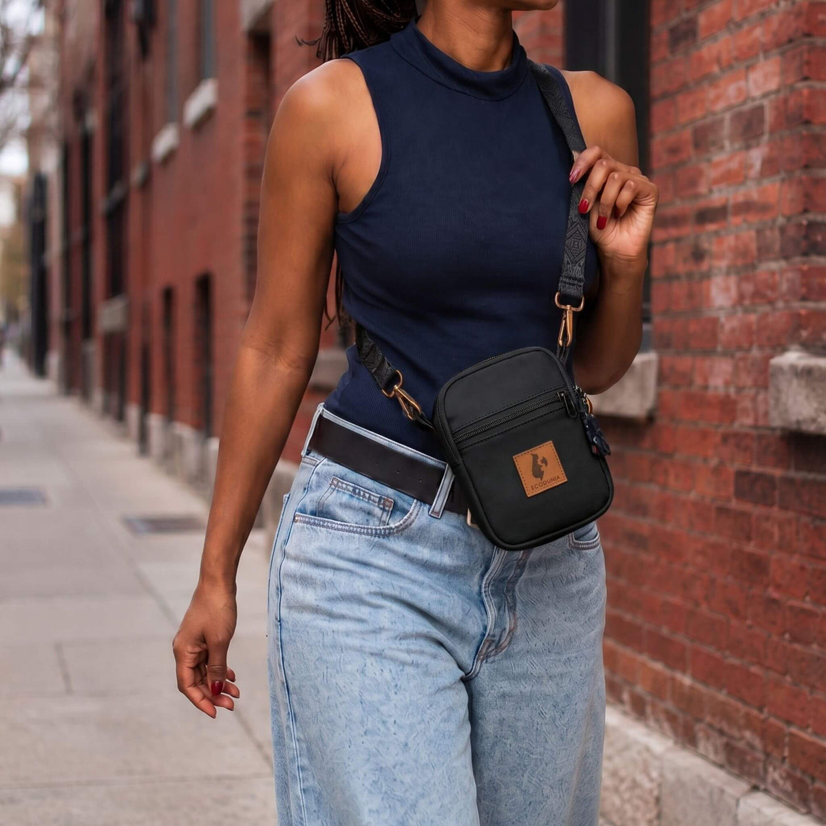 Convertible Canvas Crossbody Sling Bag 1L | Rozi