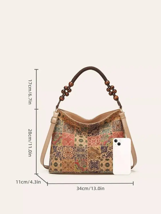 Women's Bohemian Hobo Bag | Geometric Pattern, Boho Style