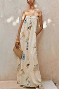 Women's Boho Cami Maxi Dress | Pockets, Stylish Bohemian | Casual Summer