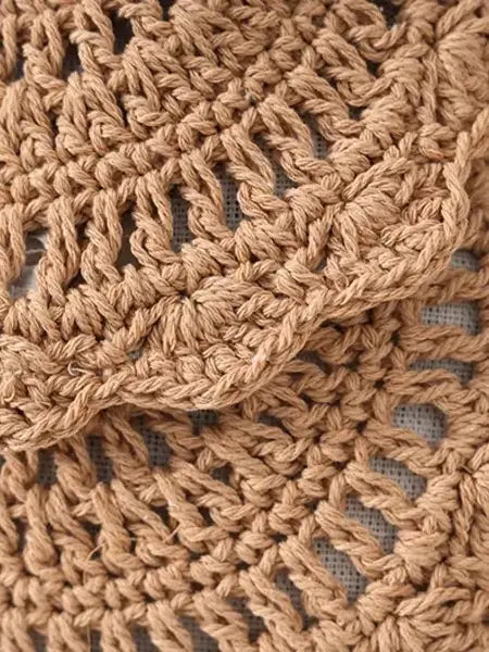 Women's Boho Crochet Crossbody Bag | Handwoven, Artisan Style