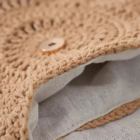 Women's Boho Crochet Crossbody Bag | Handwoven, Artisan Style