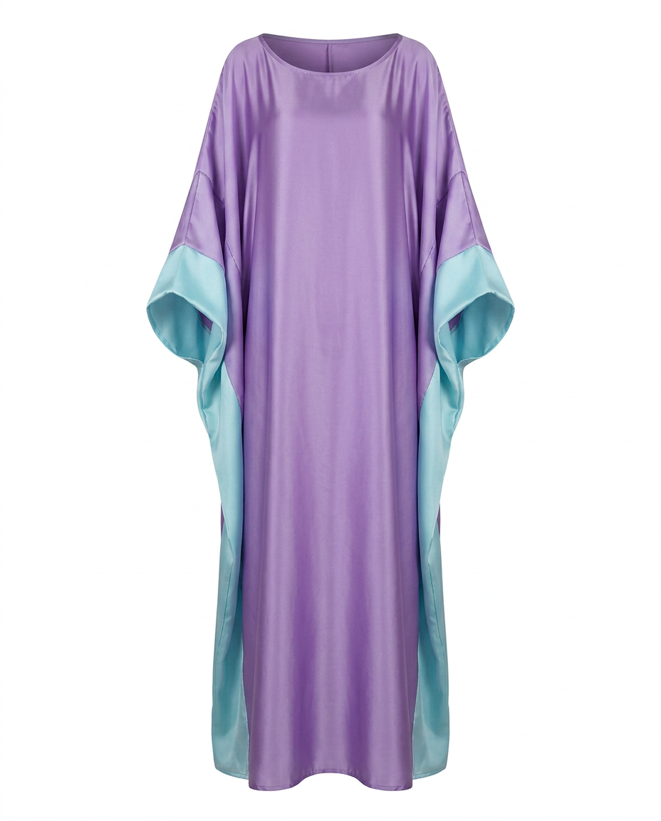 Liberated Loose Color Block Kaftan