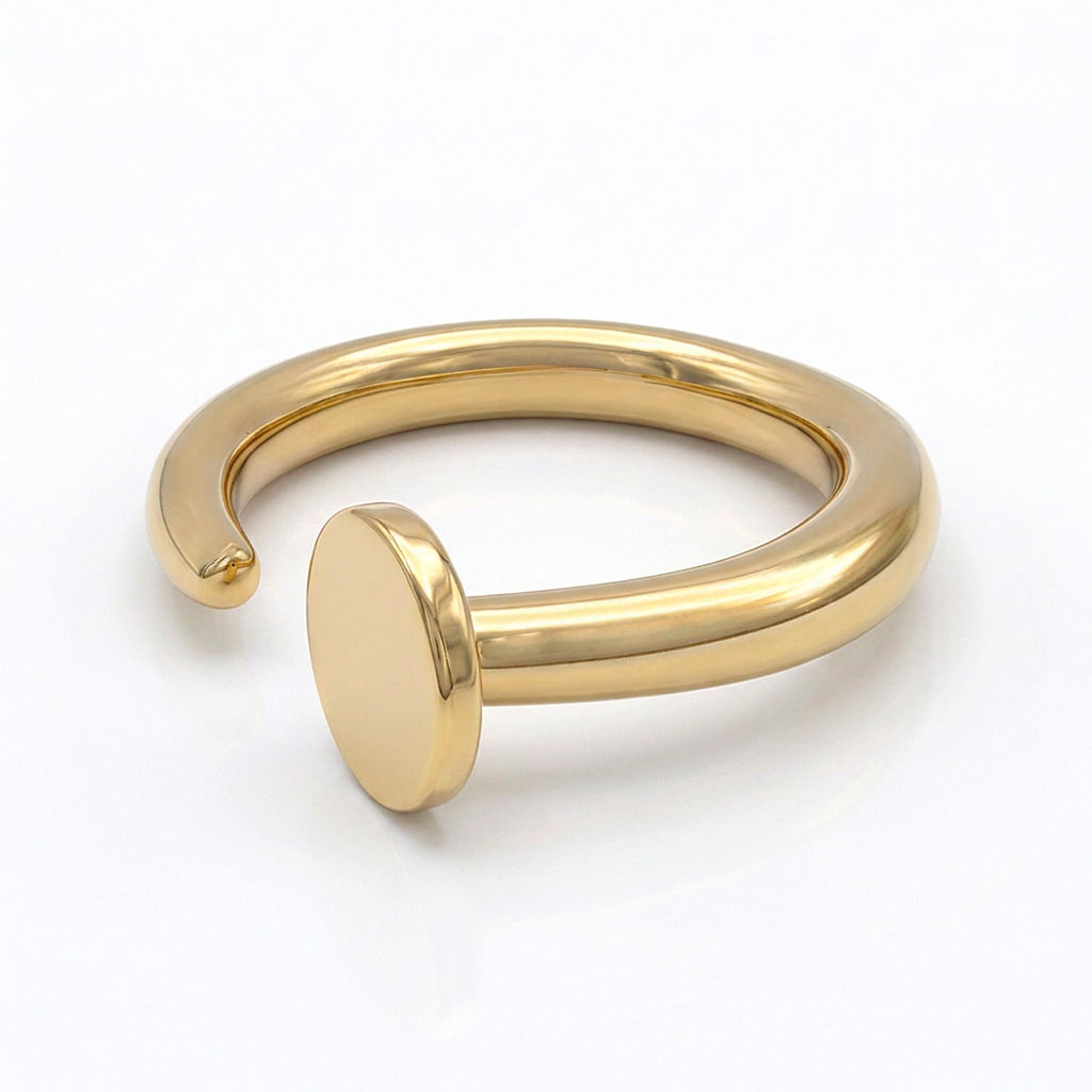 Brass Open Band Ring | Pinde