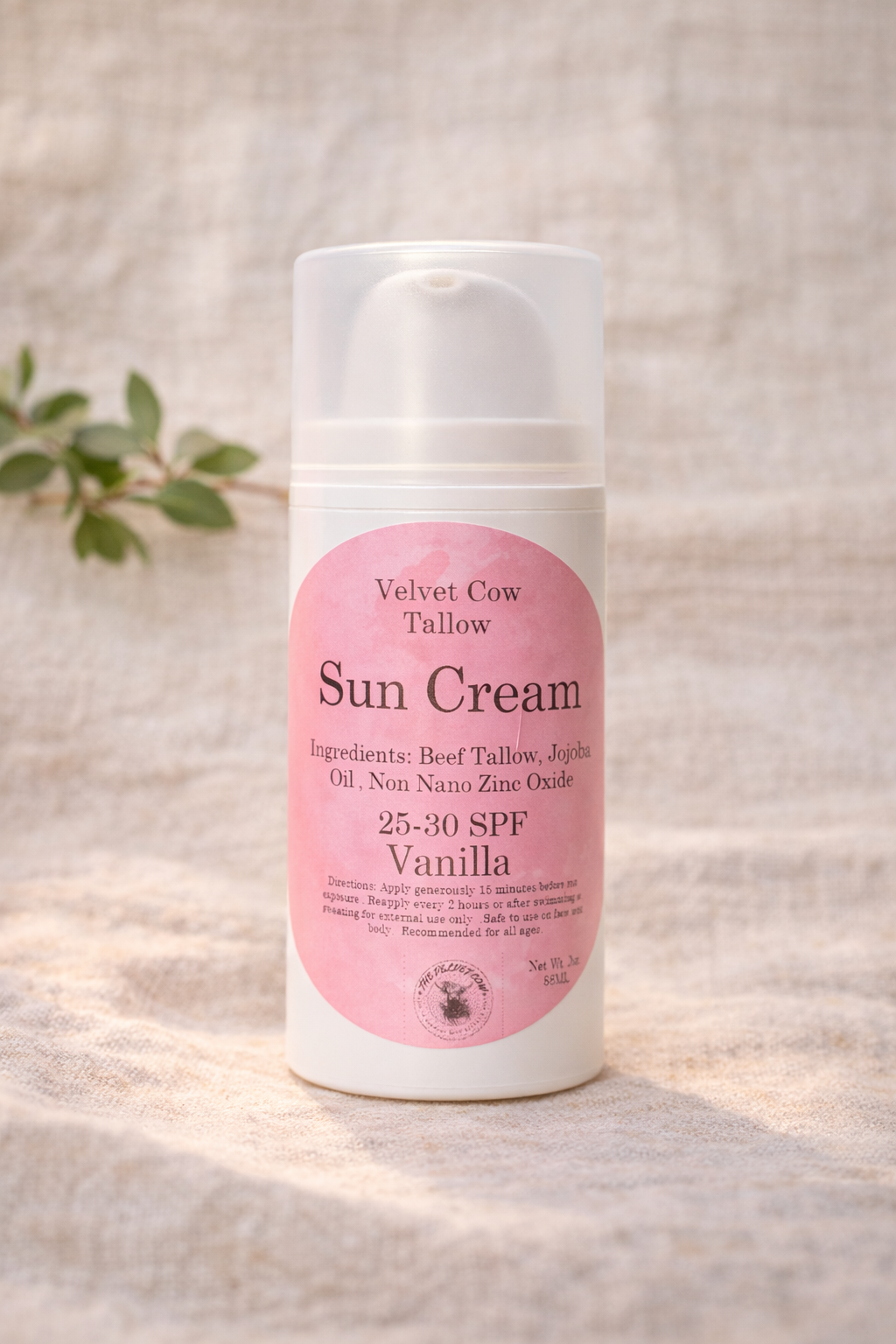 Tallow Mineral Sun Cream | Natural Zinc Oxide Protection