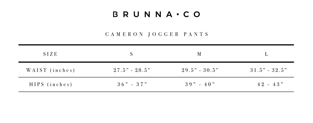 Cameron Bamboo Fleece Joggers in Off White