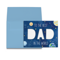 DAD Cut-Out Card – DIY Father’s Day Kit (Physical Card + Printable Template) - Space Themed
