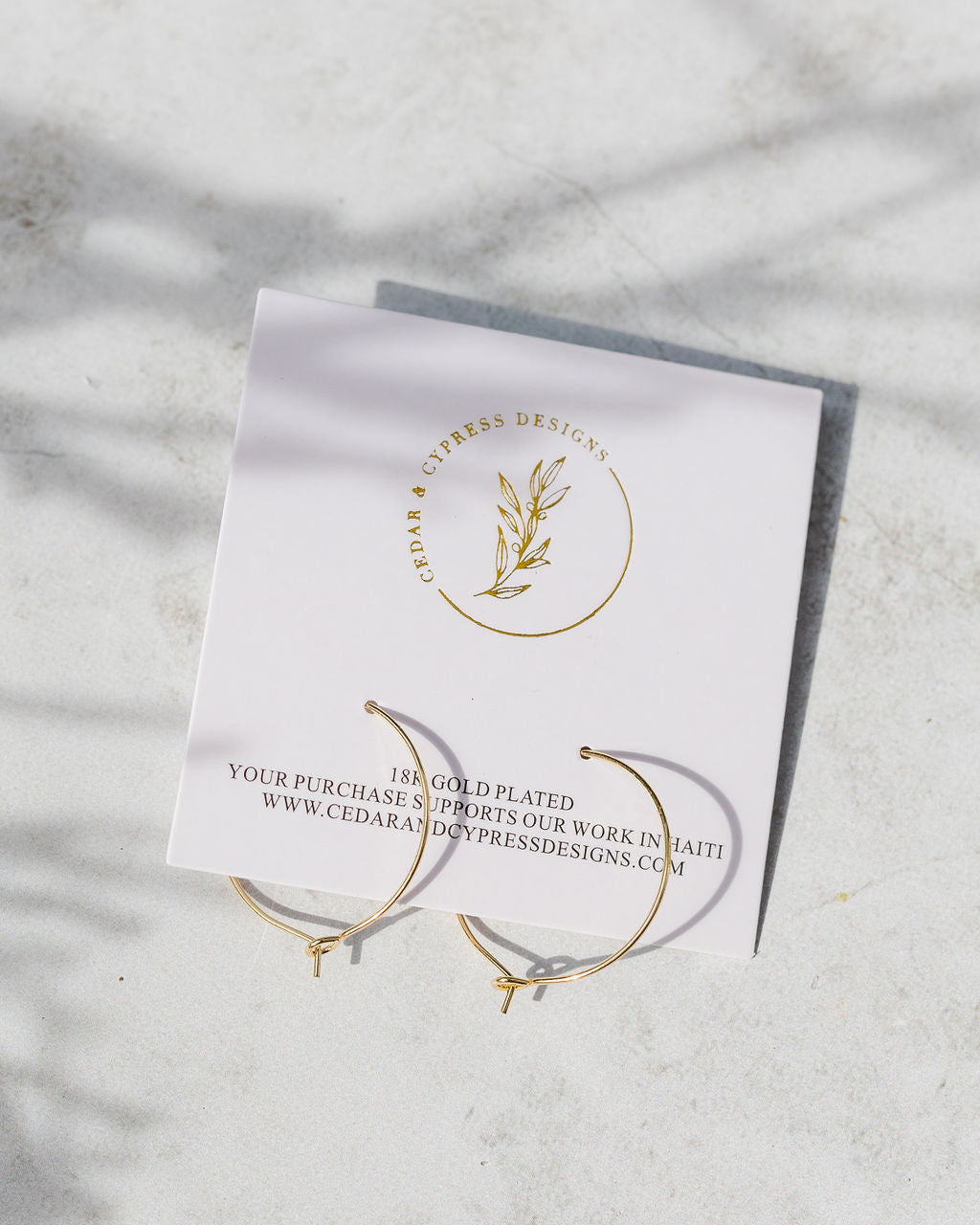 Dainty Gold Hoop