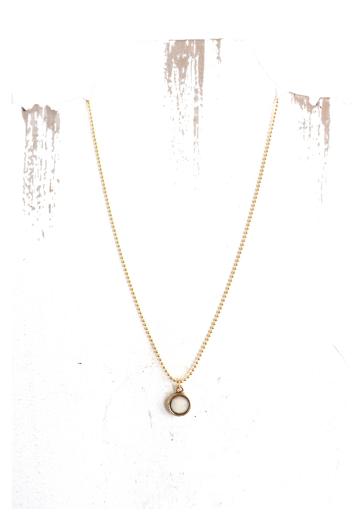 Angie Necklace - Gold Bone