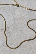Short Snake Chain Necklace - Water Resistant