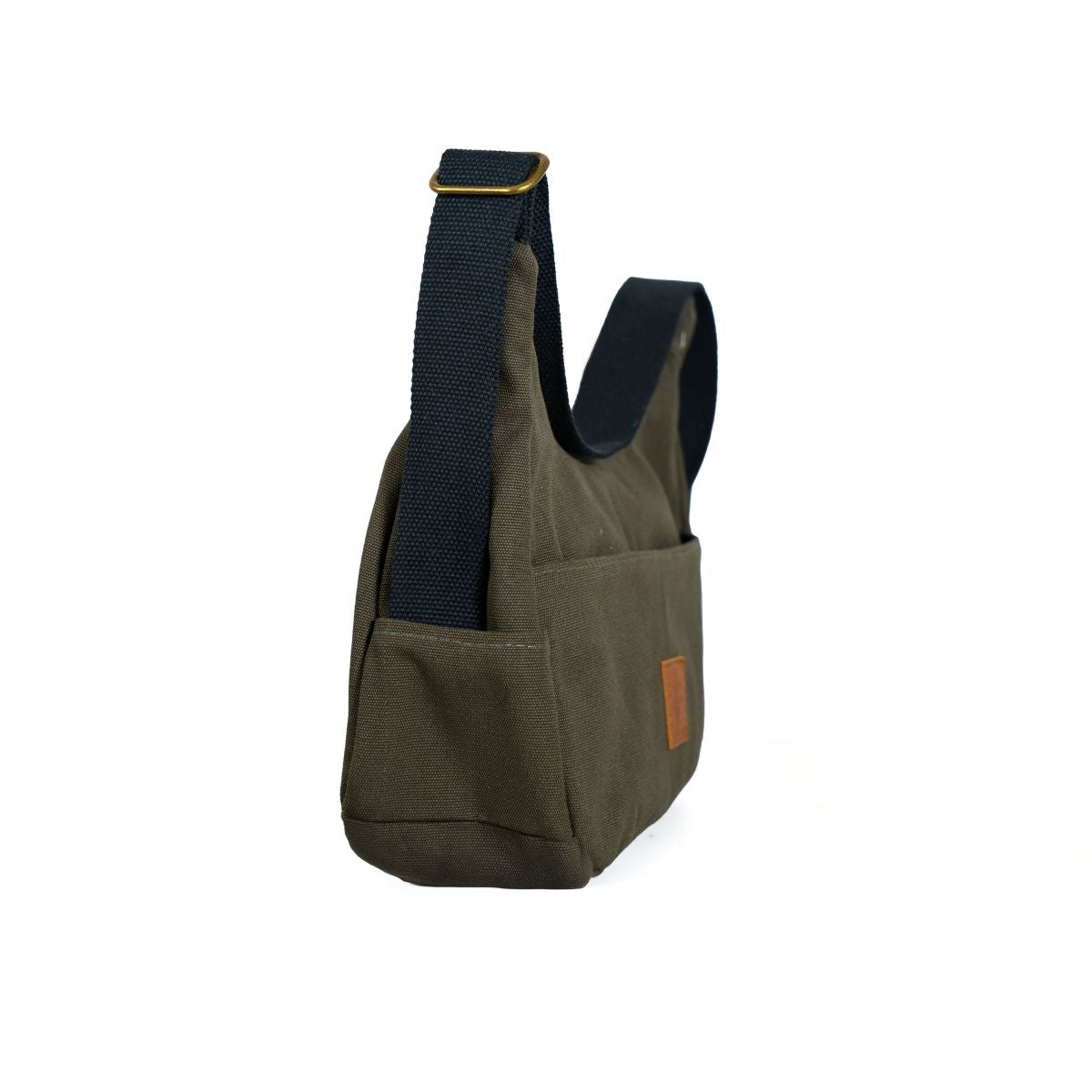 Crescent Canvas Crossbody Shoulder Bag for Women
