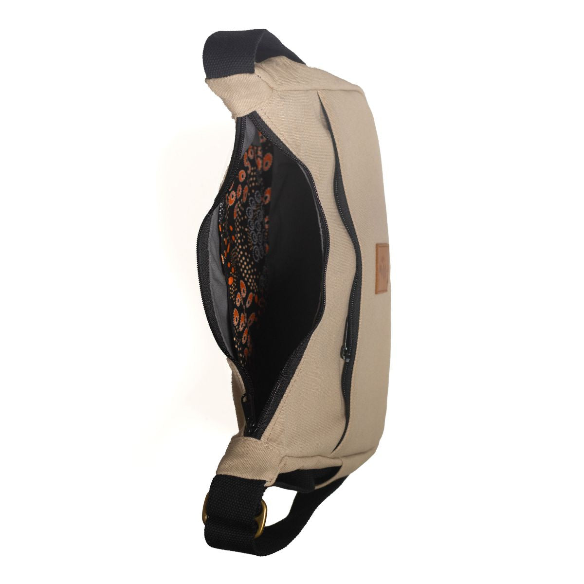Crescent Canvas Crossbody Shoulder Bag for Women