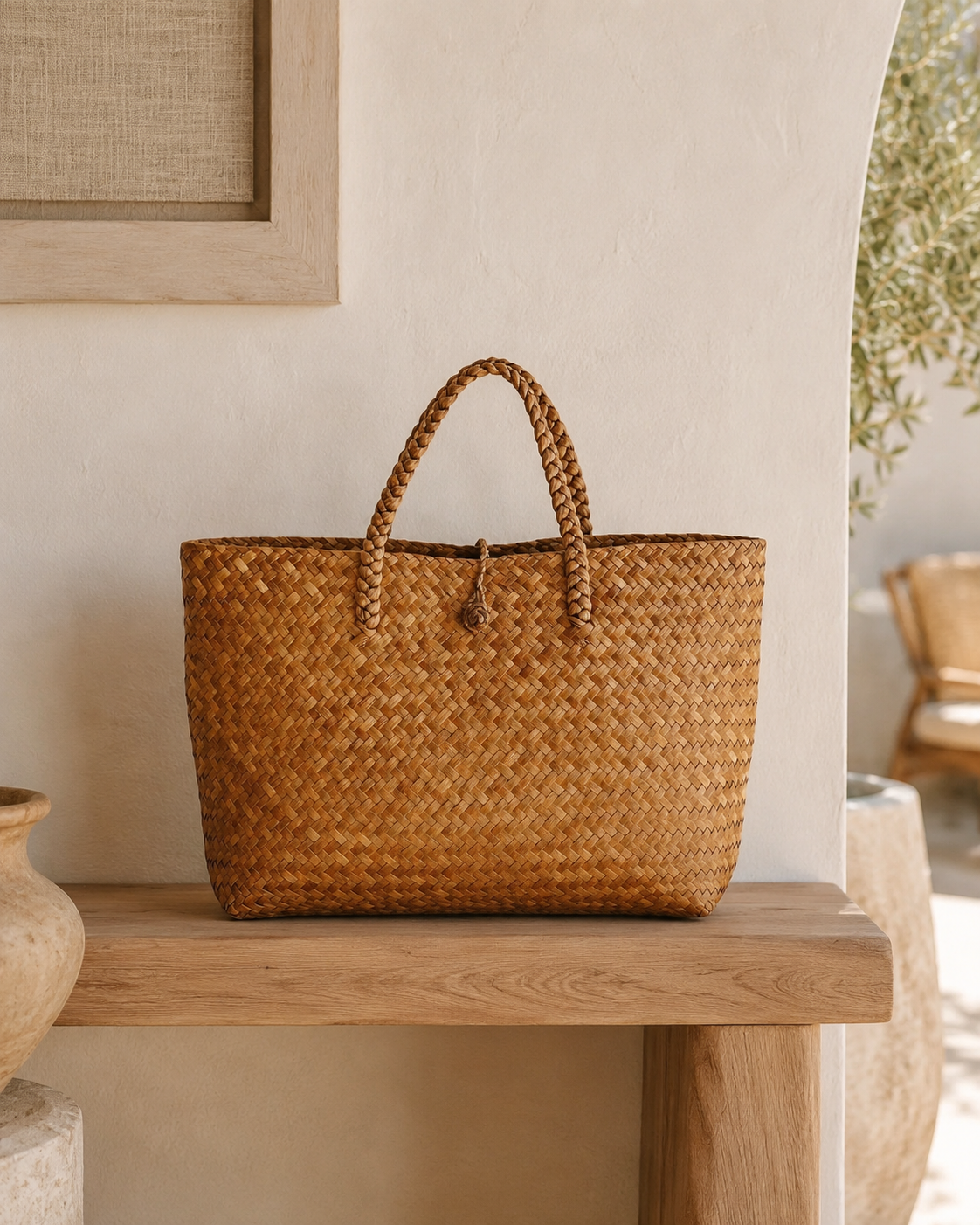 Isla Woven Purse