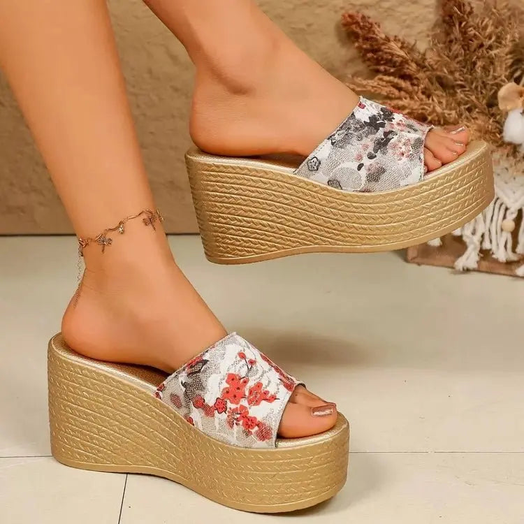 Women's Platform Sandals | Open Toe, Boho Style | Casual Everyday Sandals