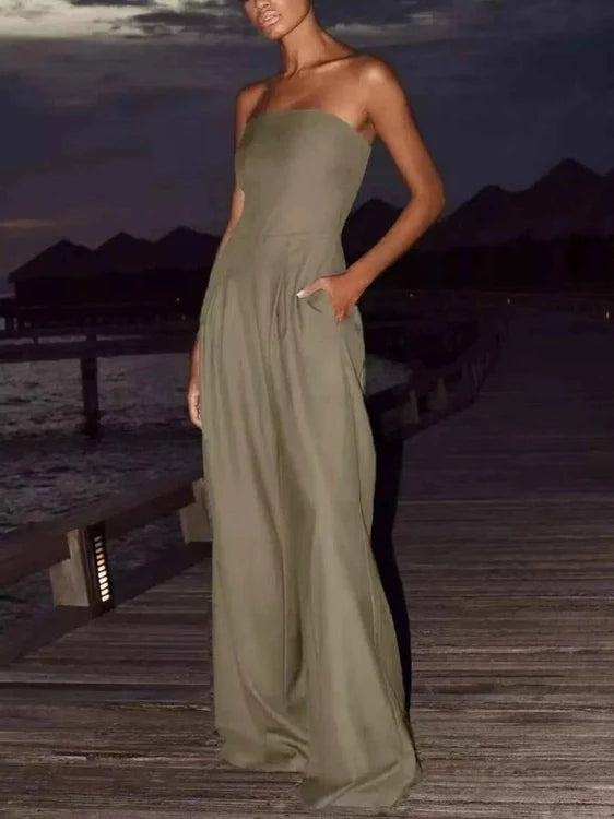 Chic Wide Leg Jumpsuit - Fashionable Summer Outfit