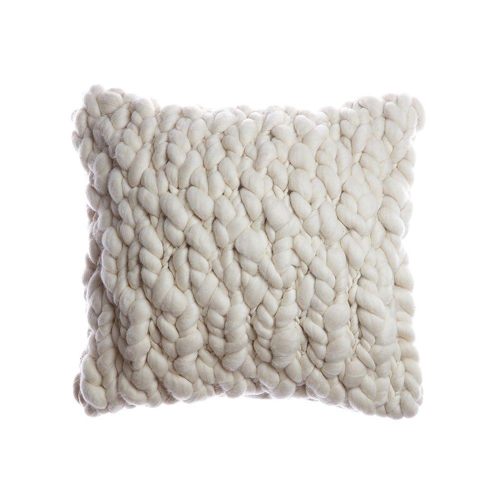 Clouds Chunky Knit Throw Pillow