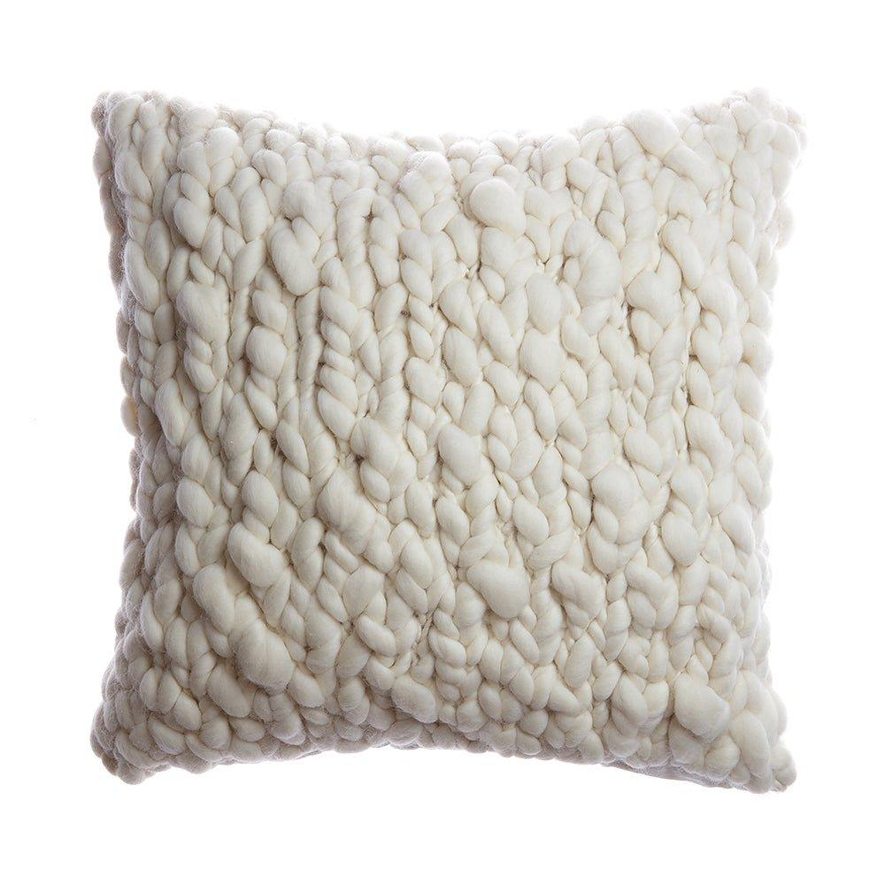 Clouds Chunky Knit Throw Pillow