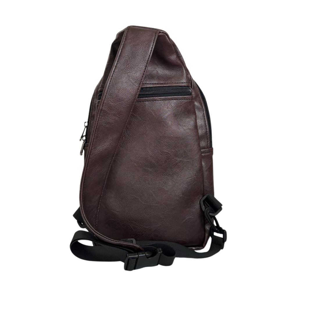 Large Vegan Leather Crossbody Sling Bag | Umoja