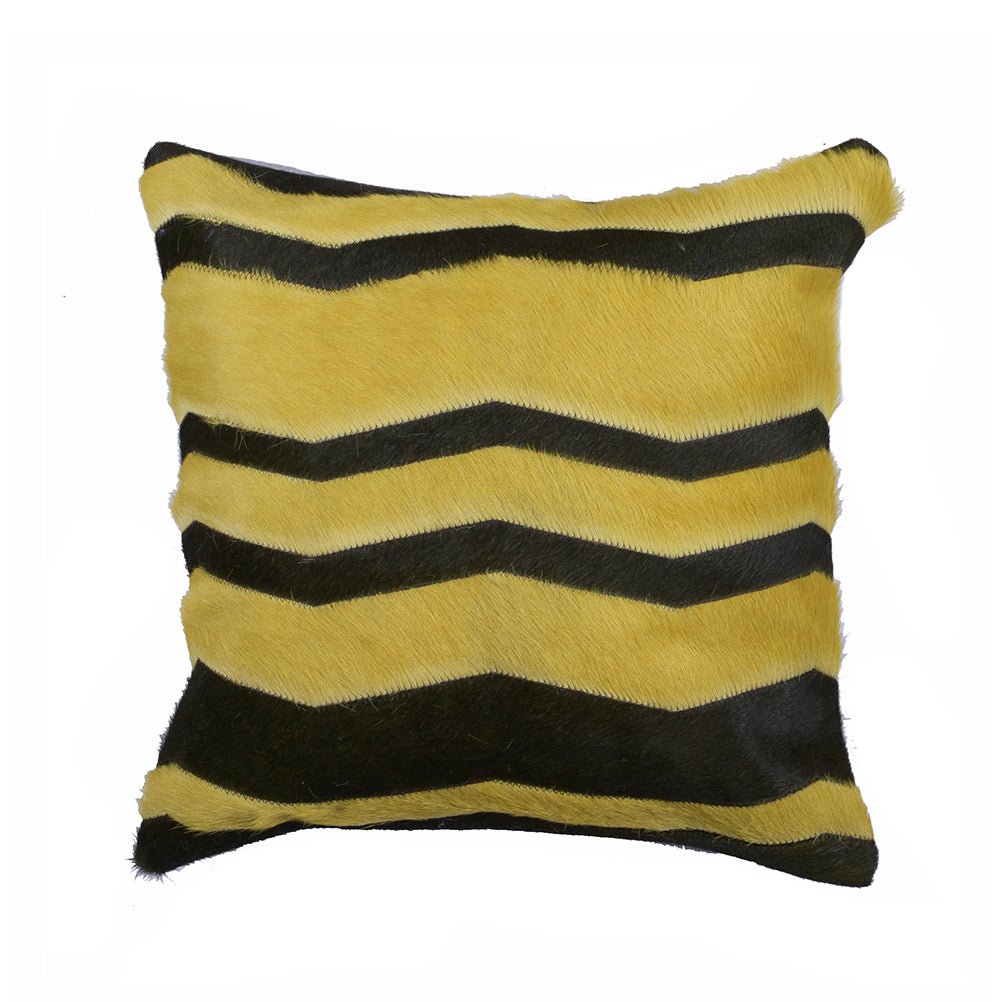 Hide Herringbone Pillow