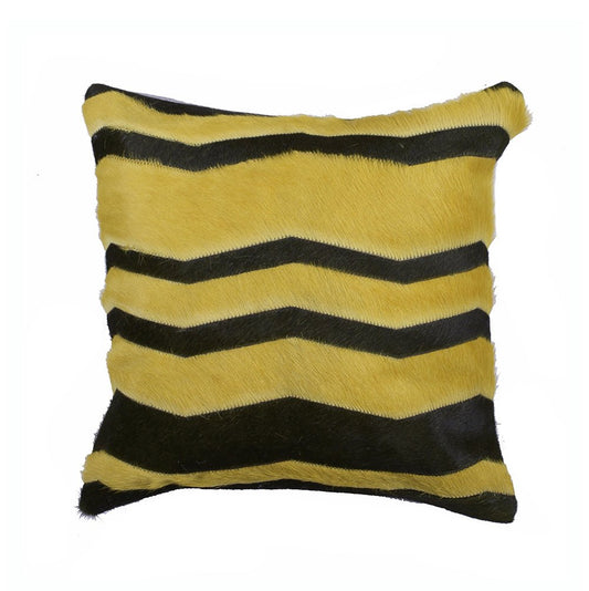 Hide Herringbone Pillow
