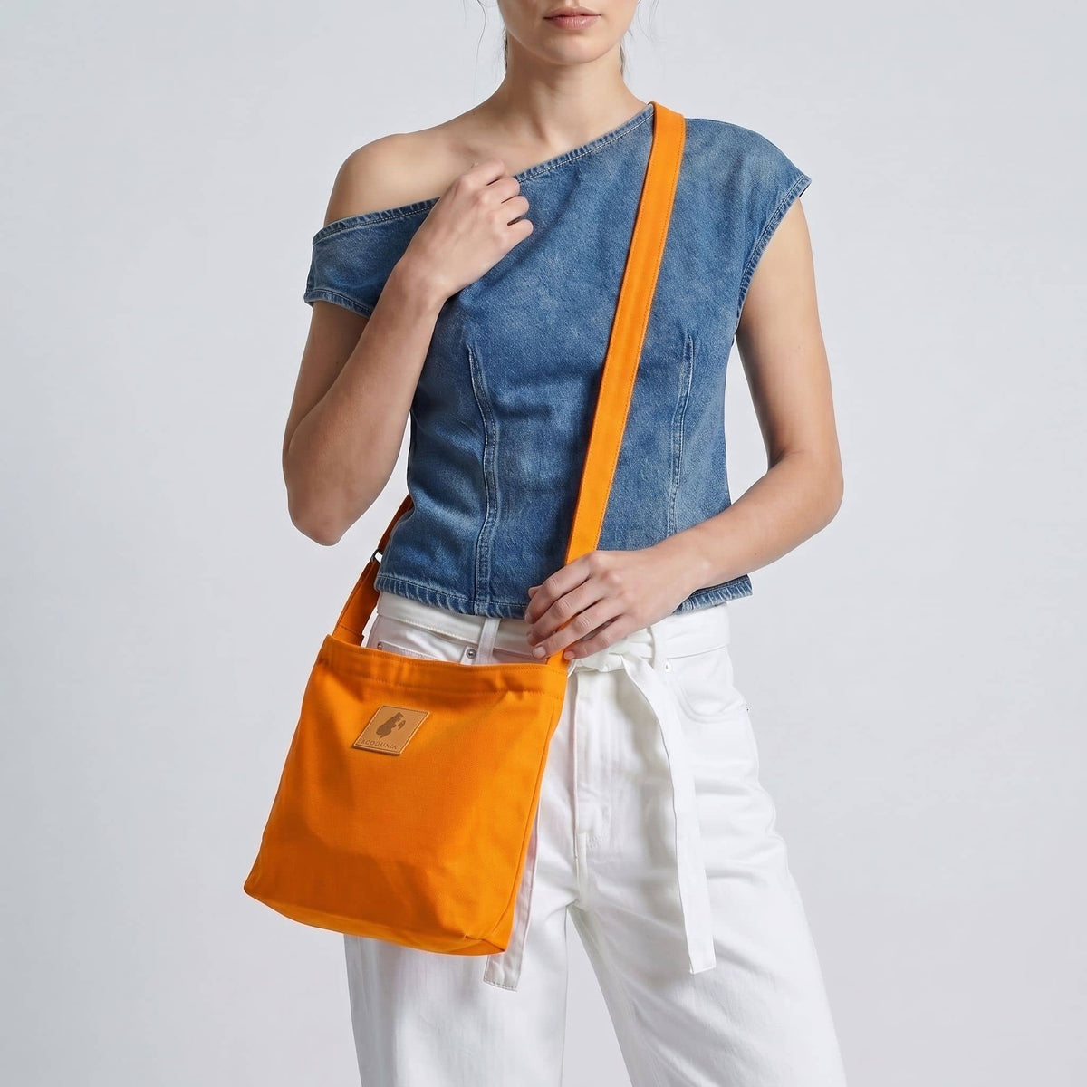 Canvas Mini Crossbody Bag for Men & Women | Amani