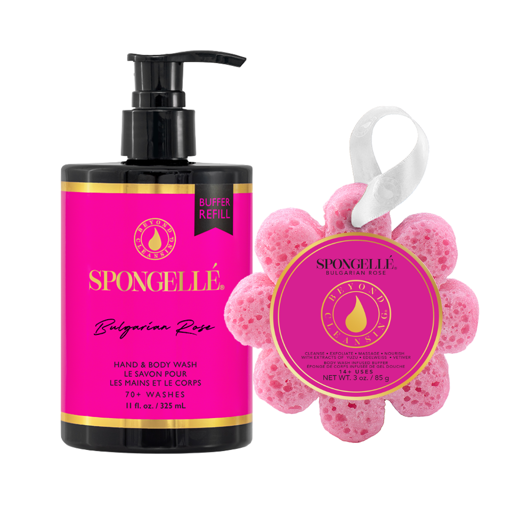 Bulgarian Rose Boxed Flower & Body Wash Refill Set