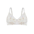 Ditsy Floral - Silk & Organic Cotton Smooth Wireless Bra