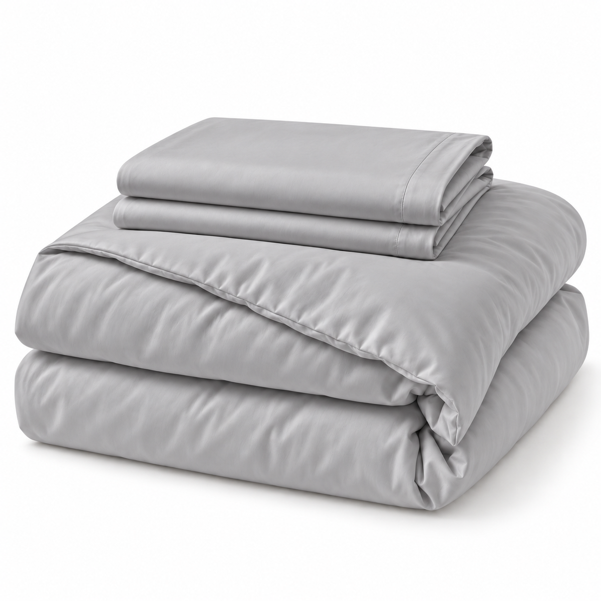 Bamboo Viscose Duvet Cover + 2 Shams Set