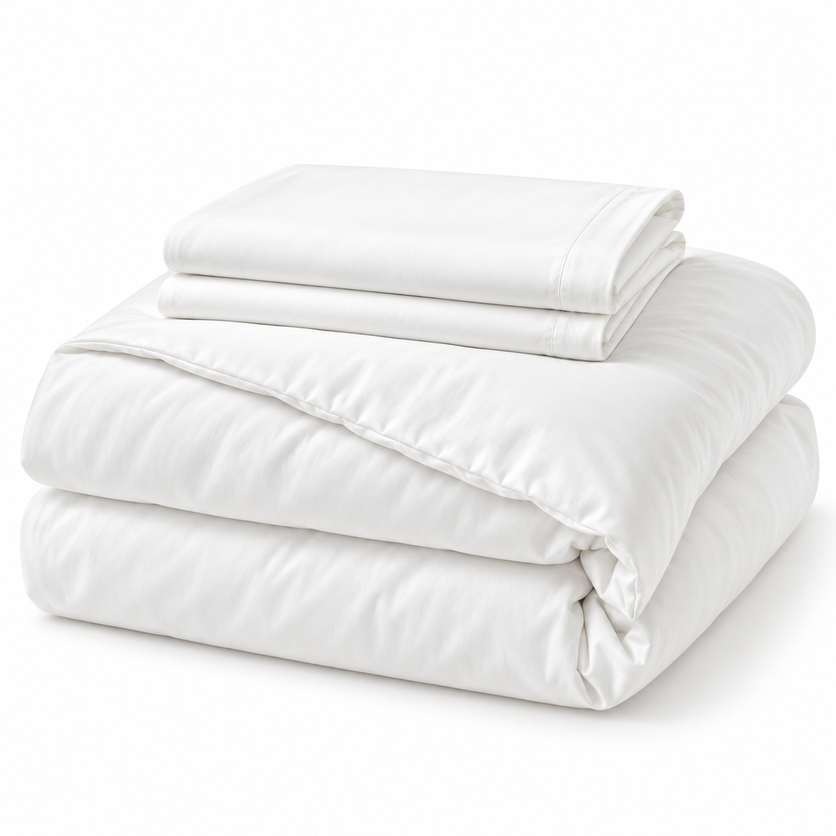 Bamboo Viscose Duvet Cover + 2 Shams Set