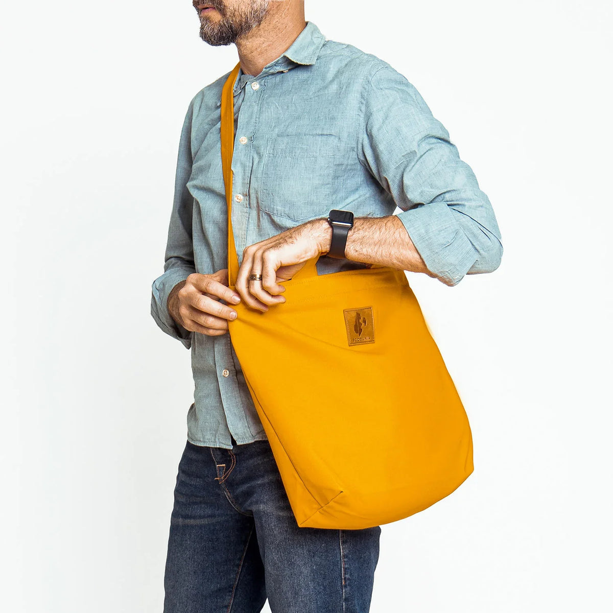 Zippered Canvas Tote Bag | Amani