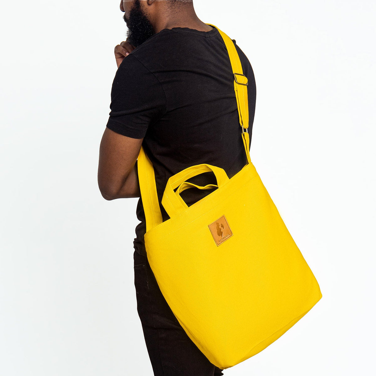 Zippered Canvas Tote Bag | Amani