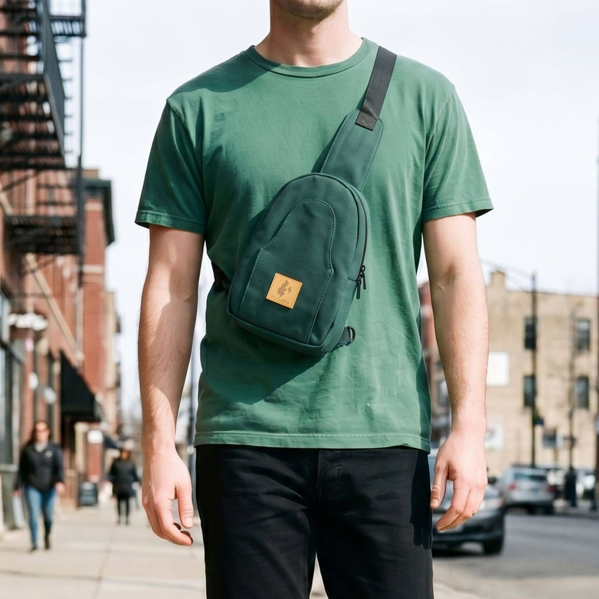 Small Canvas Crossbody Sling Bag | Buru