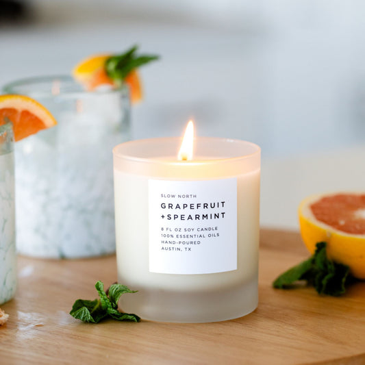 Grapefruit + Spearmint - Signature Candle