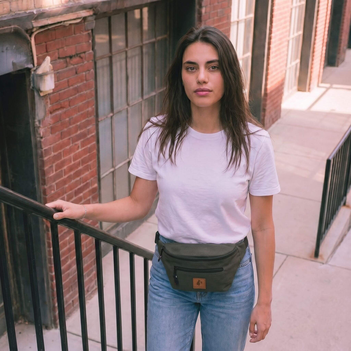 Canvas Crossbody Fanny Pack | Toni Bag