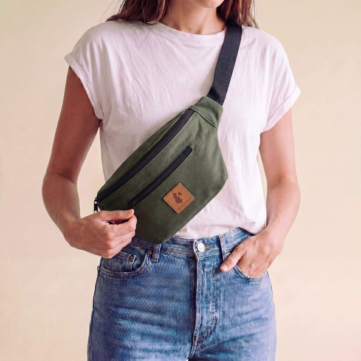 Canvas Crossbody Fanny Pack | Toni Bag