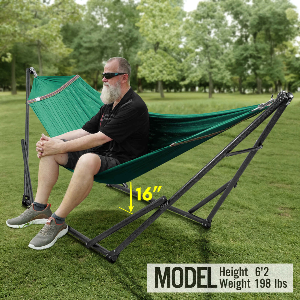 Universal Hammock with Medium Size Stands