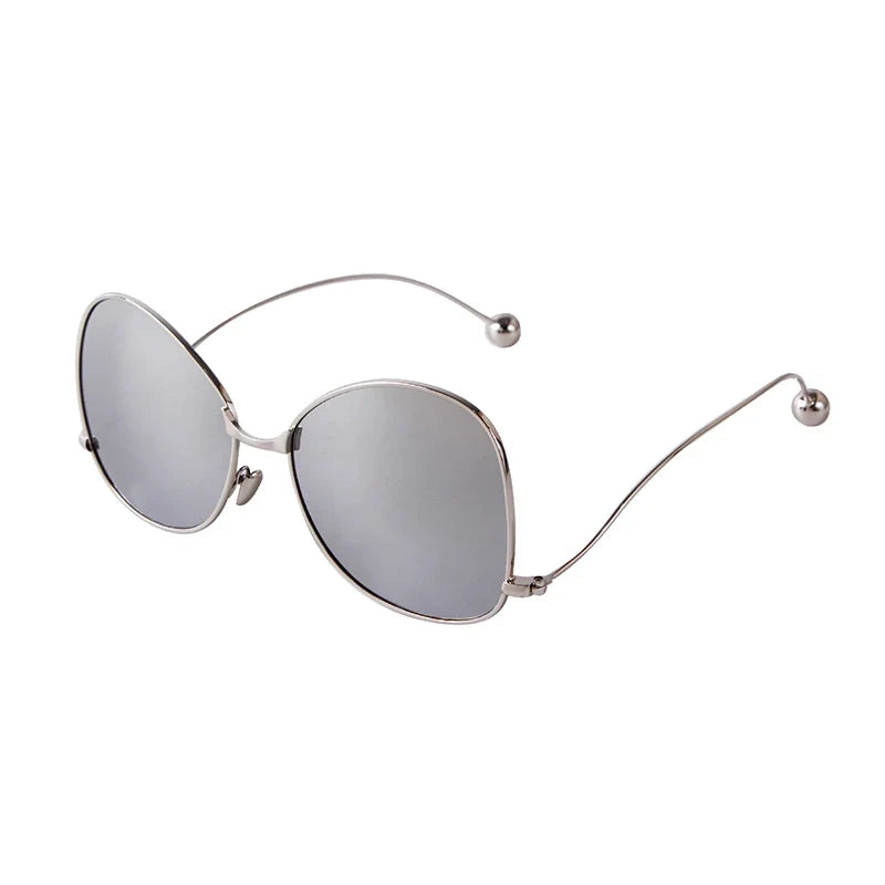 Radiant Gold Oversized Sunglasses