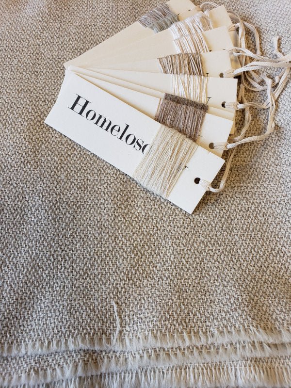 Natural Textured Wool Pillow