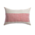 Red Band Woven Pillow
