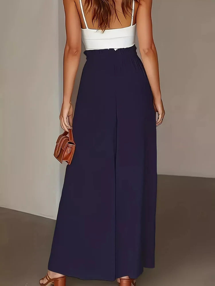 High Waist Wide Leg Pants