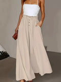 High Waist Wide Leg Pants