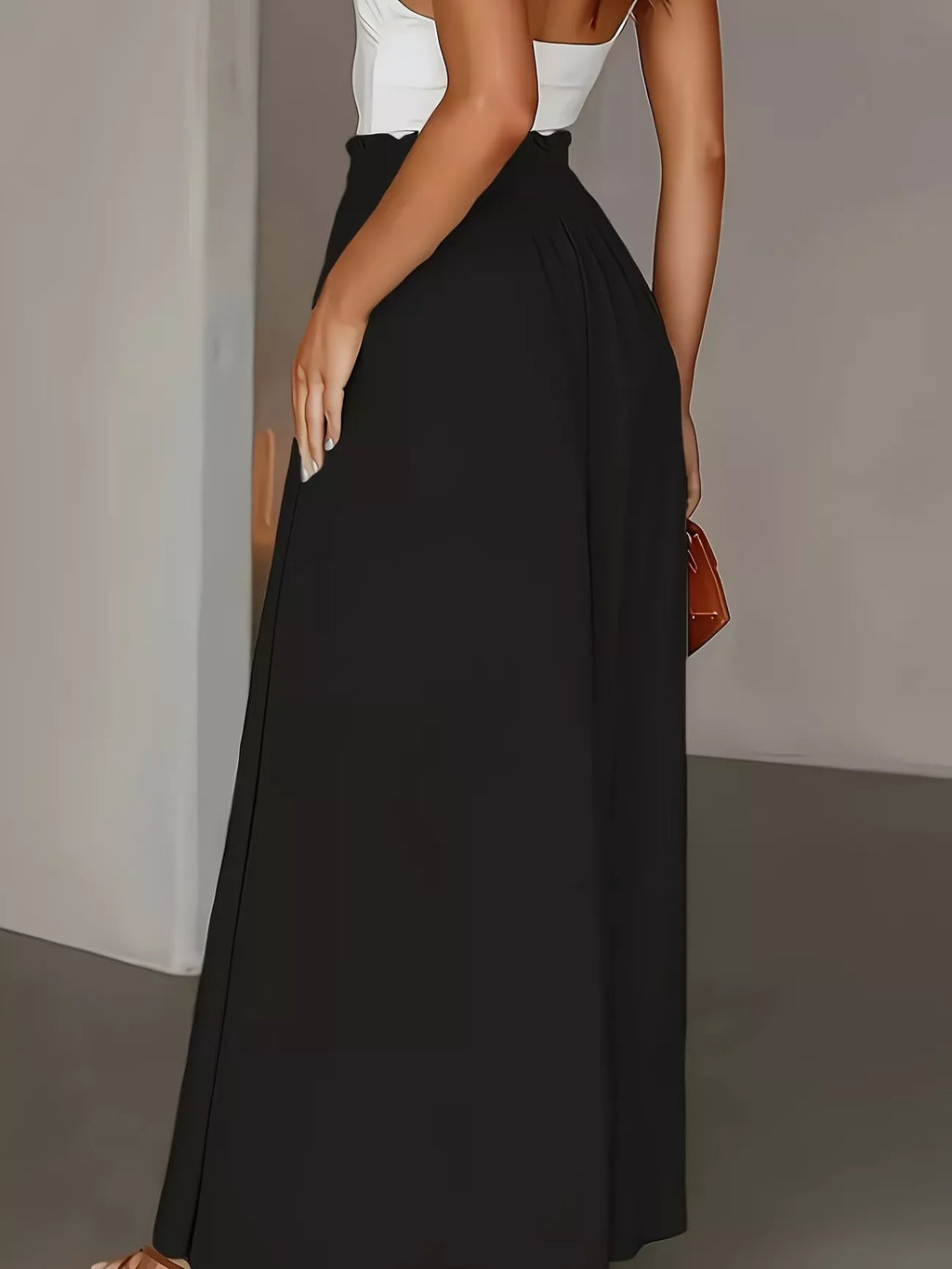 High Waist Wide Leg Pants